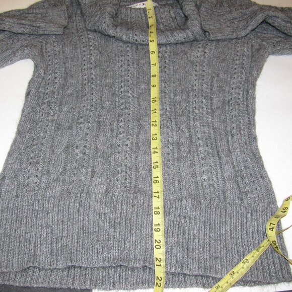 Tommy Hilfiger Mohair Alpaca Acrylic blend Cowl neck womans sweater LARGE - Picture 6 of 7